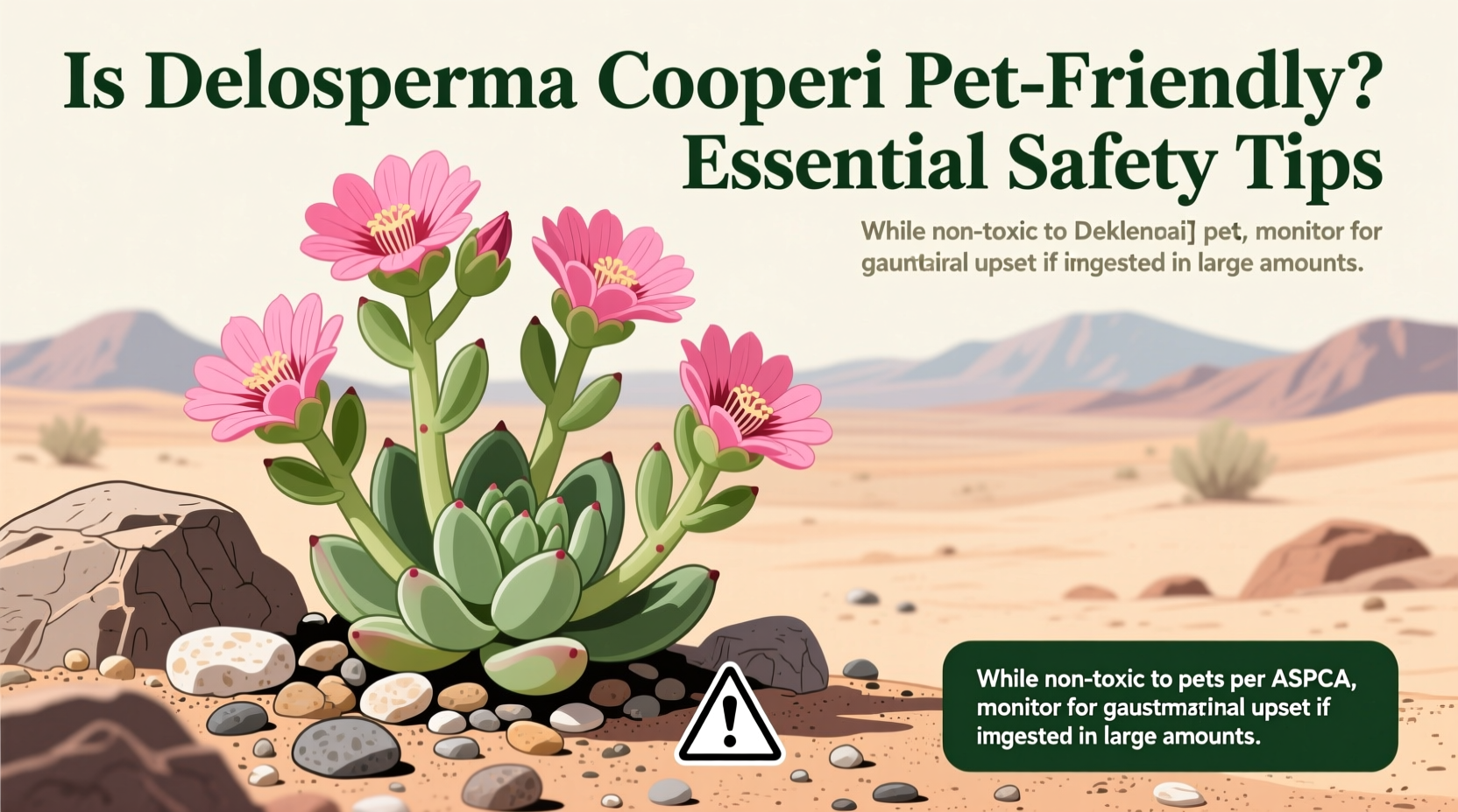 Is Delosperma Cooperi Safe for Pets? | TheHomeSprouts
