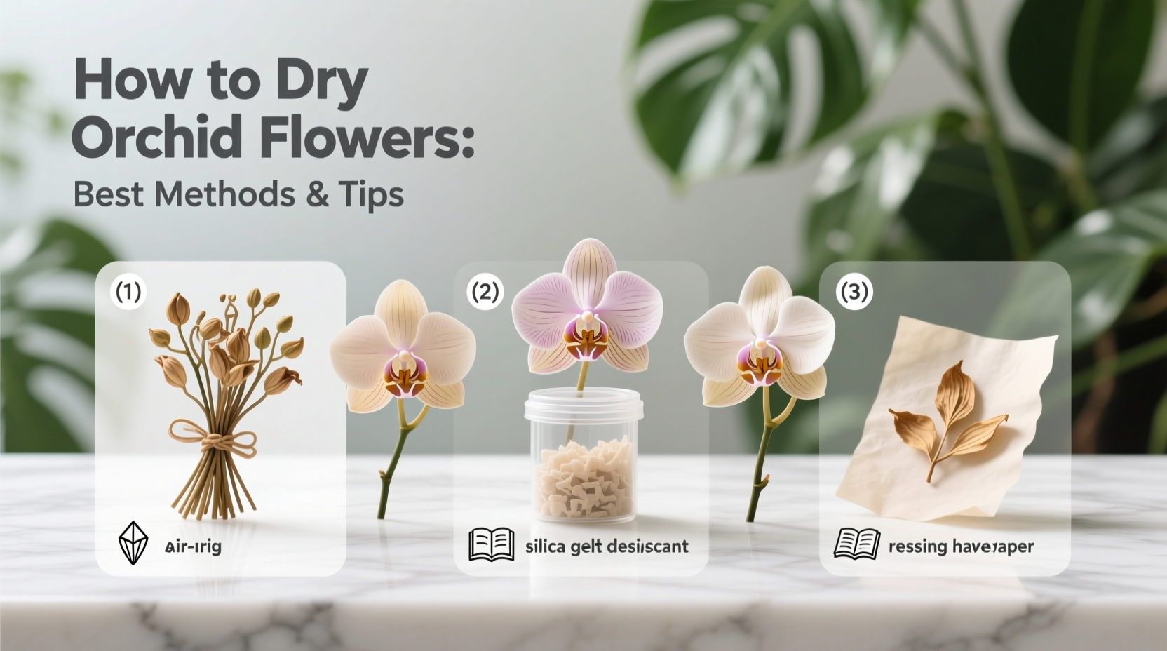 How to Dry Orchid Flowers: Best Methods & Tips