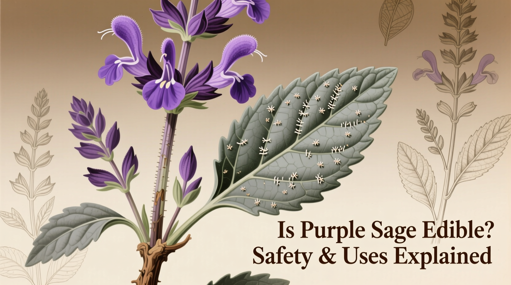 Is Purple Sage Edible? Safety & Uses Explained