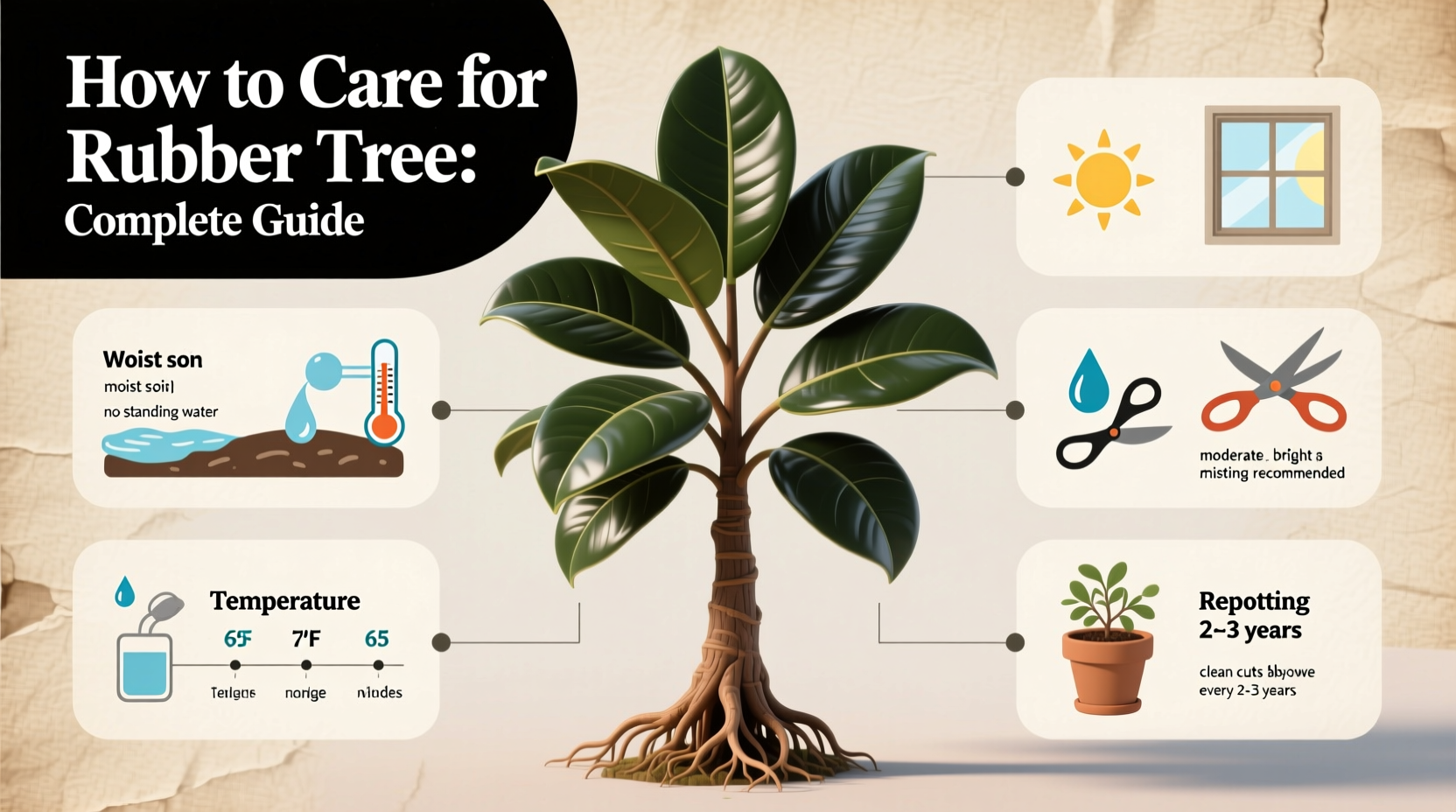 How to Care for Rubber Tree: Complete Guide