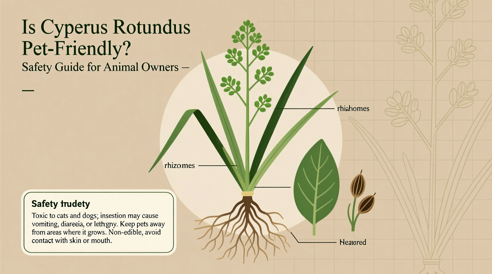 Is Cyperus Rotundus Safe for Pets? | TheHomeSprouts