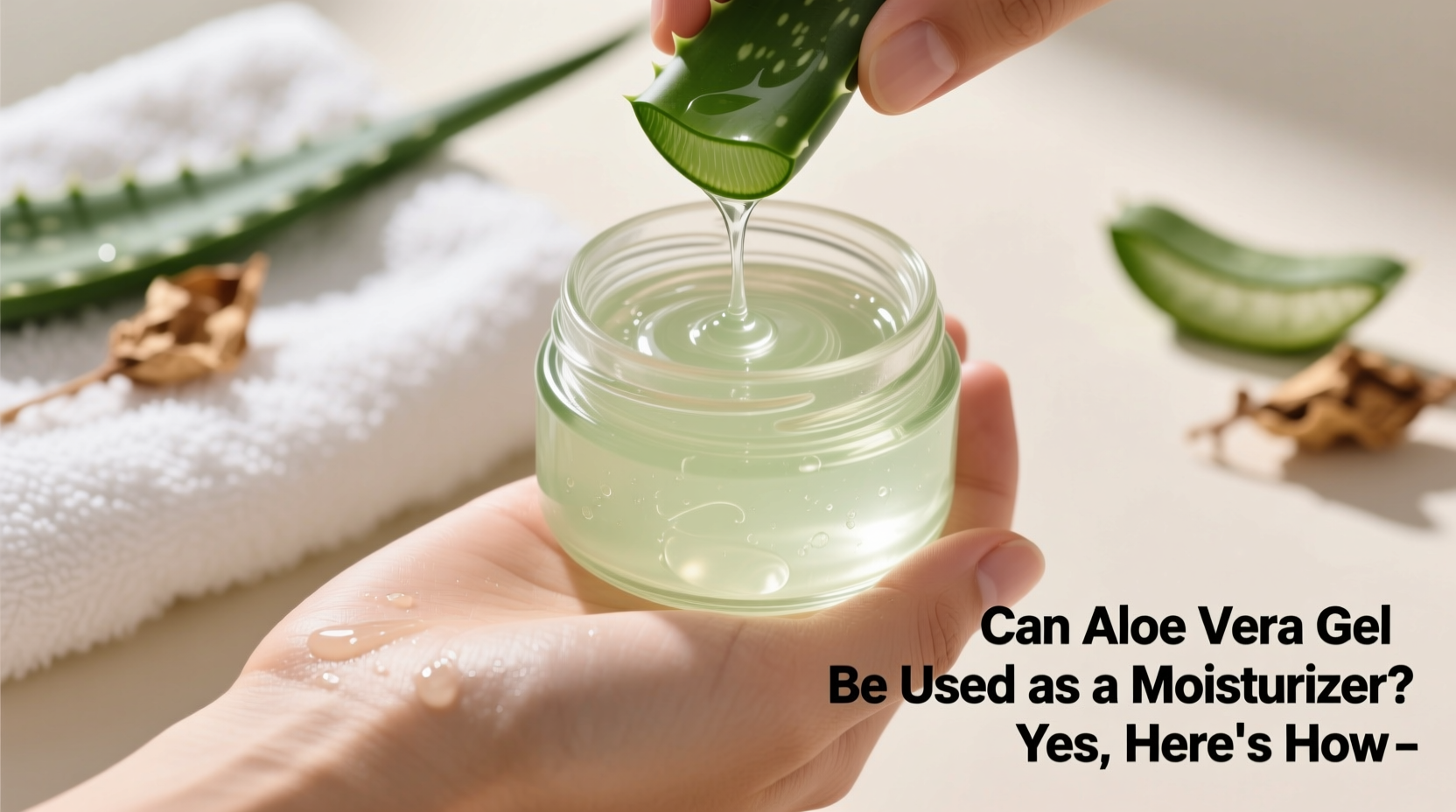 Can Aloe Vera Gel Be Used as a Moisturizer? Yes, Here's How