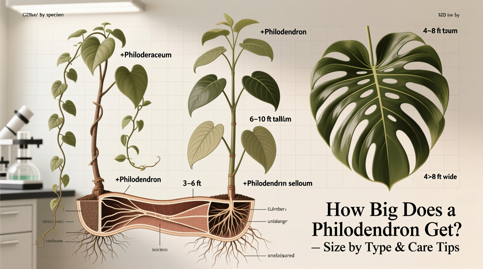 How Big Does a Philodendron Get? Size by Type & Care Tips