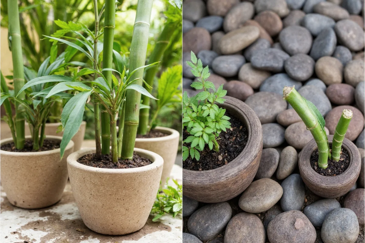 5 Bamboo Plant Care Tips for Rocks | TheHomeSprouts