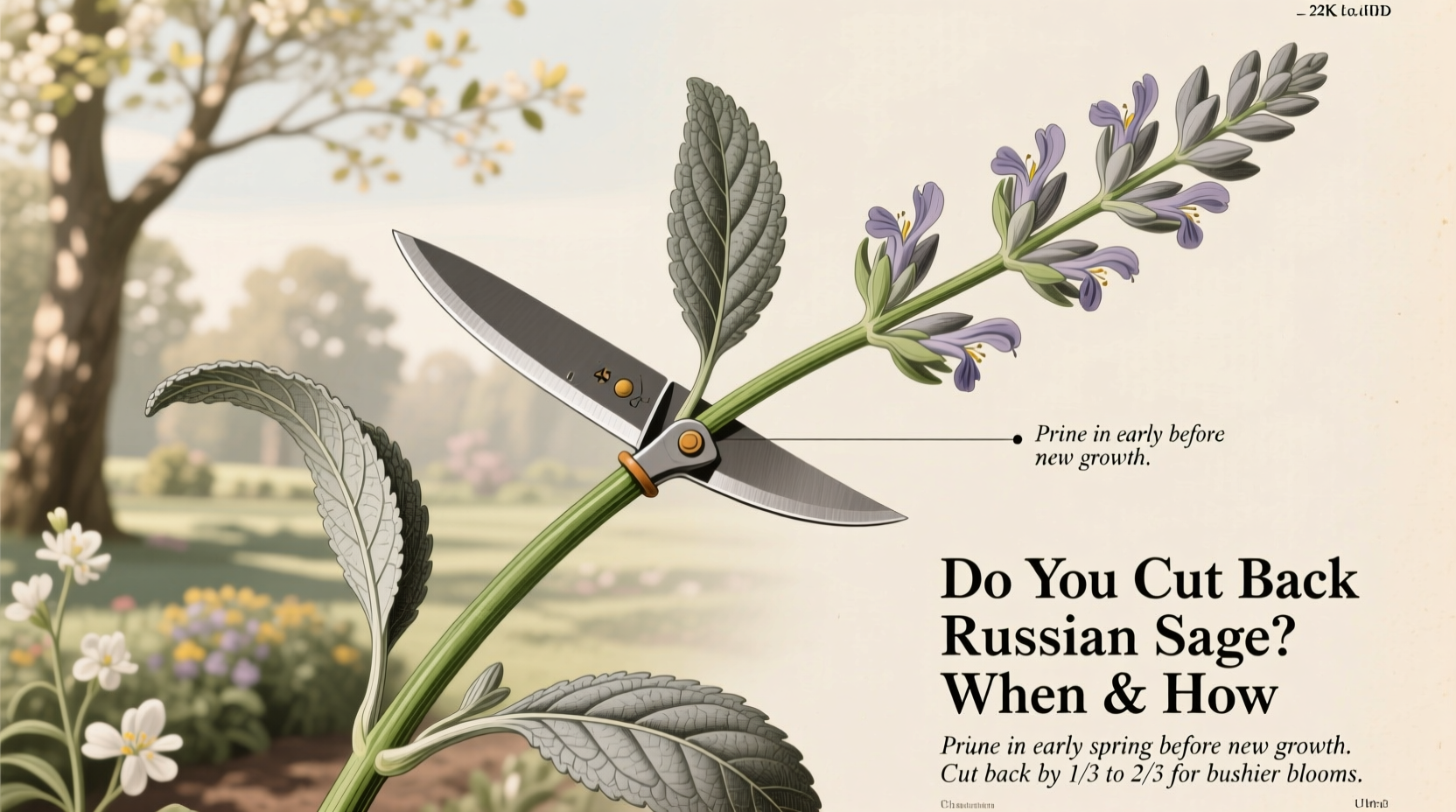Do You Cut Back Russian Sage? When & How