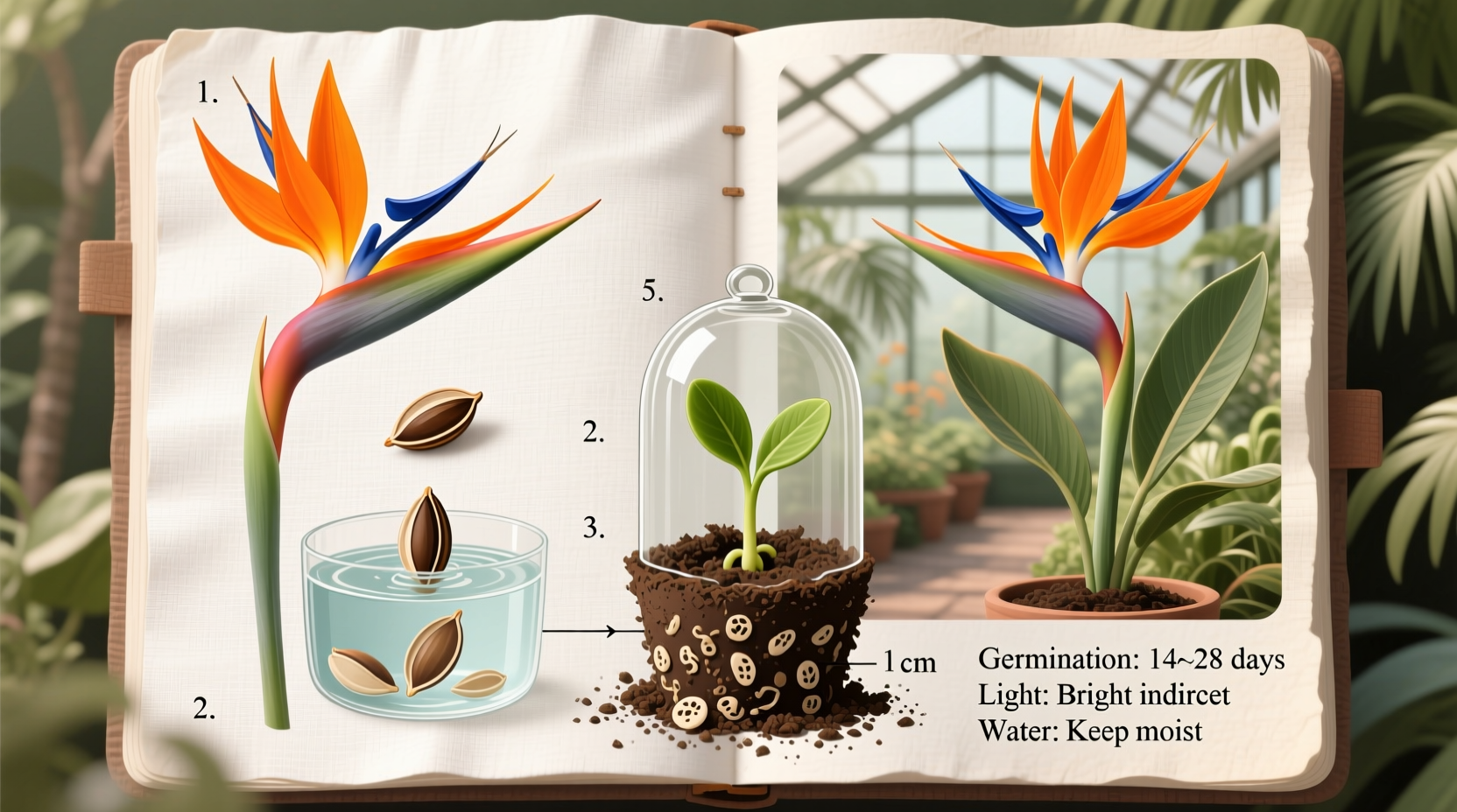 How to Plant Bird of Paradise Seeds Successfully