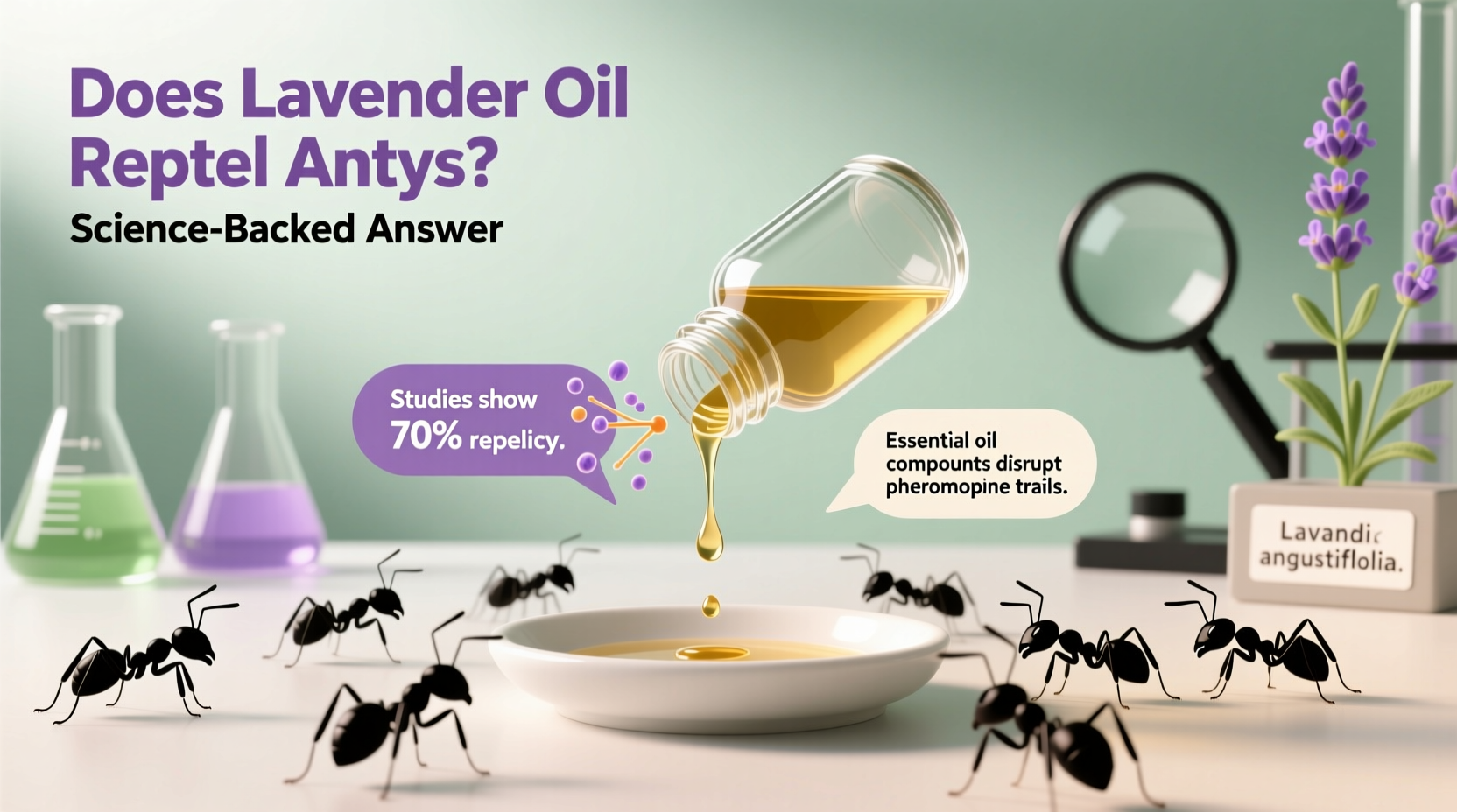 Does Lavender Oil Repel Ants? Science-Backed Answer