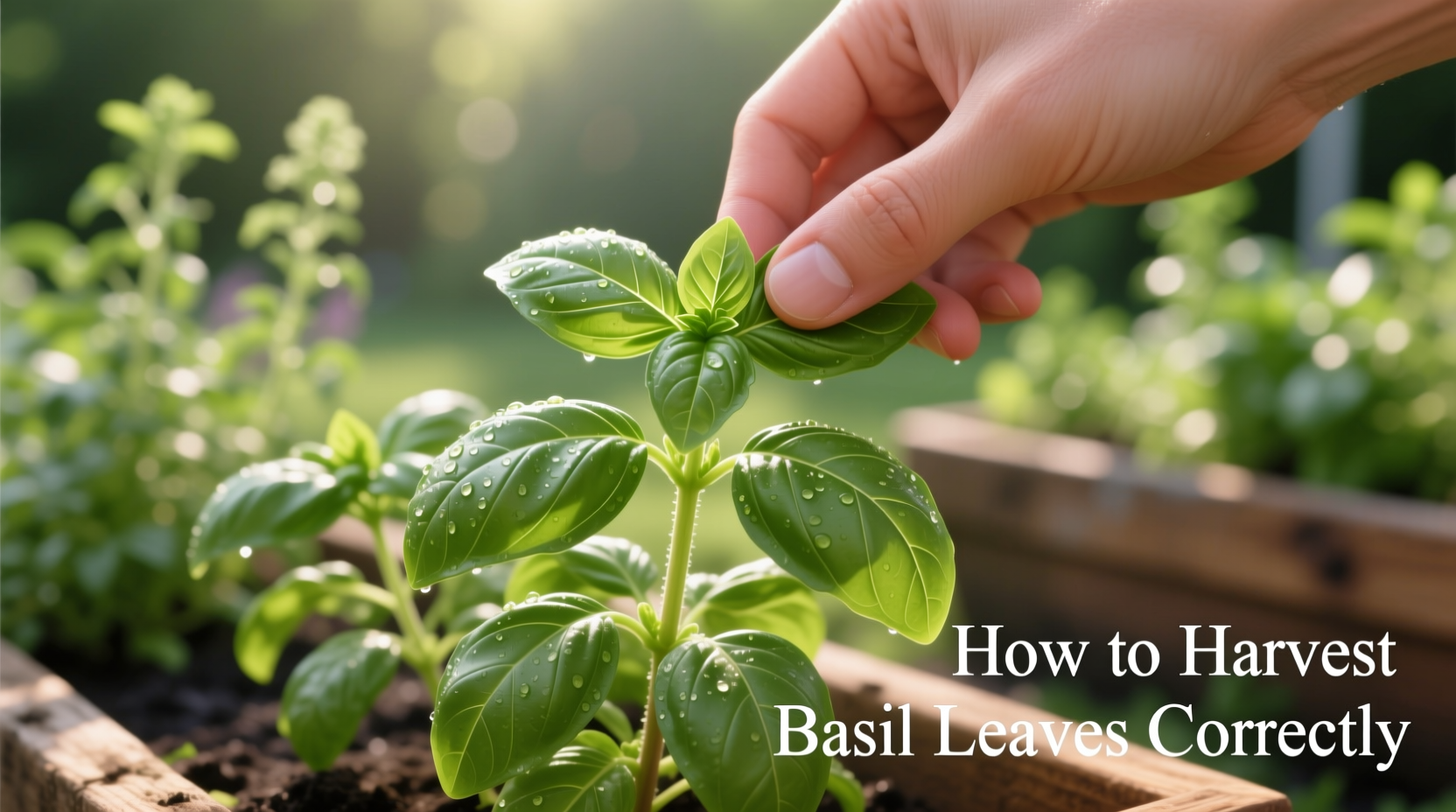 How to Harvest Basil Leaves Correctly