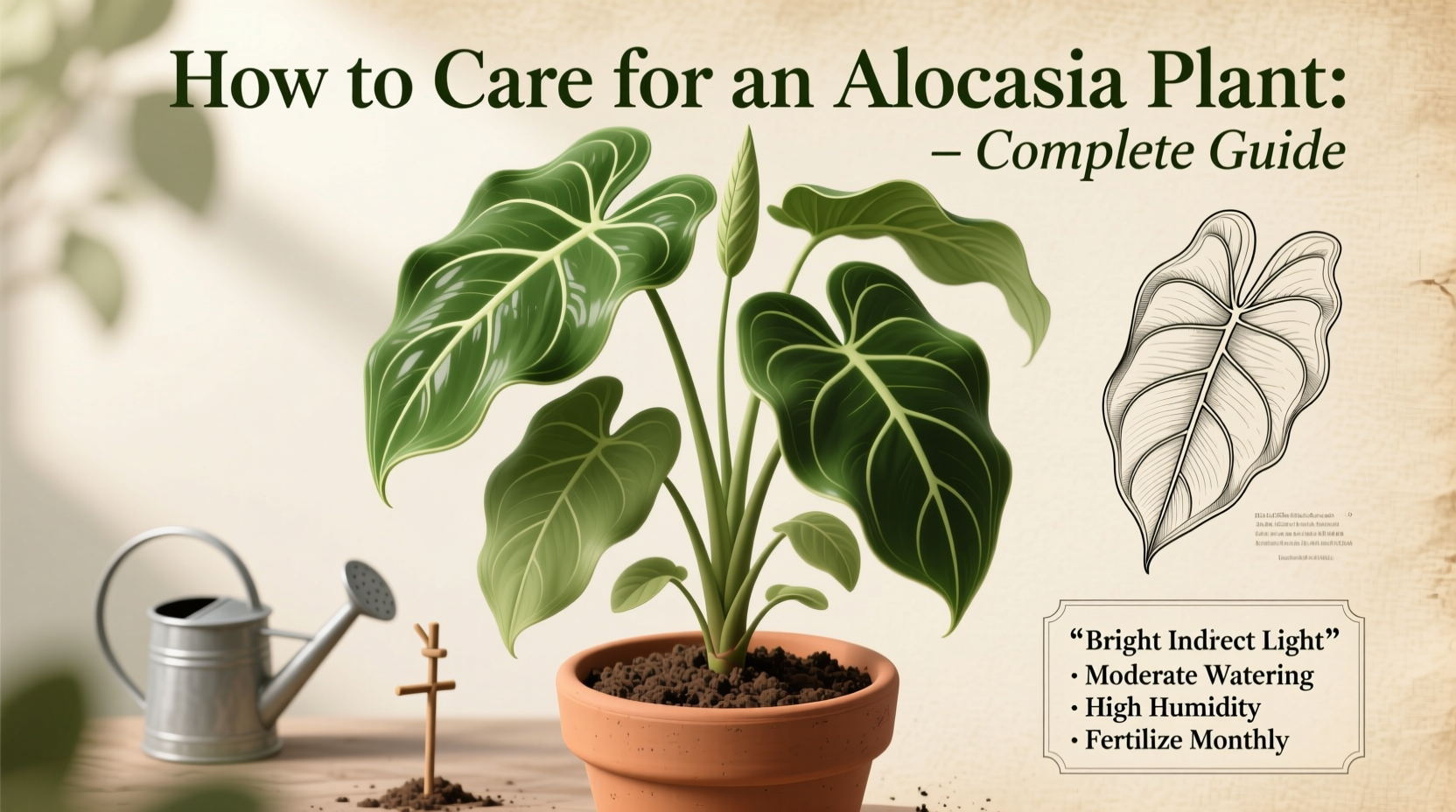 How to Care for an Alocasia Plant: Complete Guide