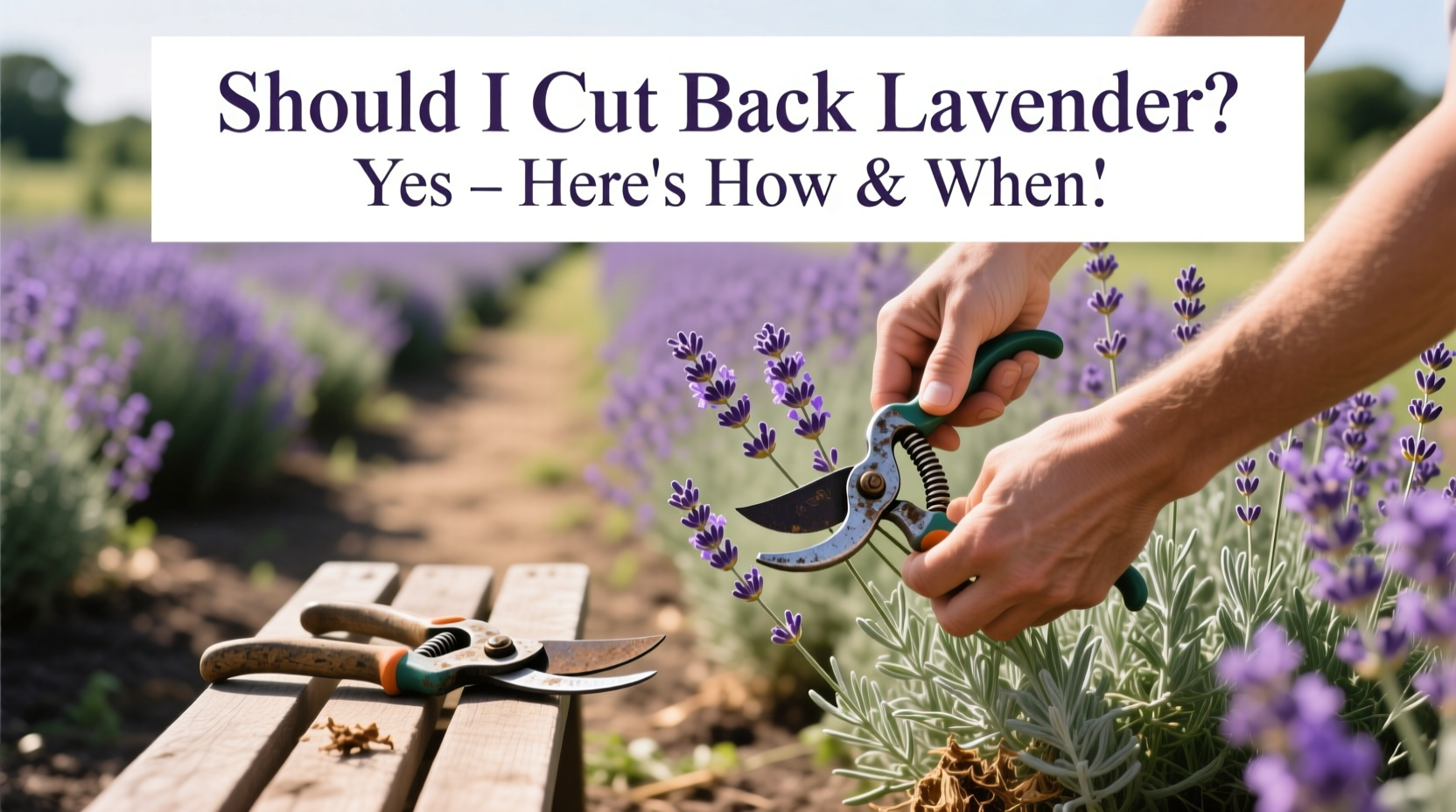 Should I Cut Back Lavender? Yes – Here's How & When