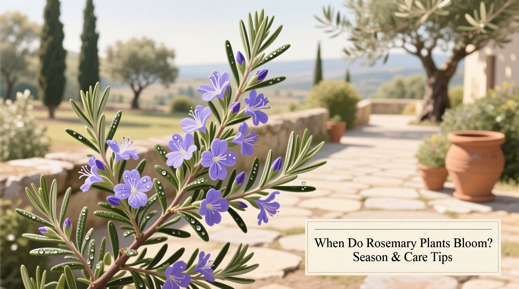 When Do Rosemary Plants Bloom? Season & Care Tips