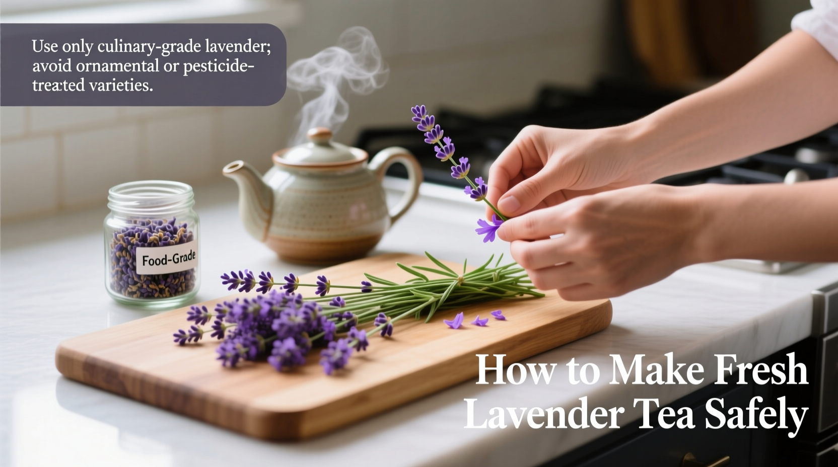 How to Make Fresh Lavender Tea Safely