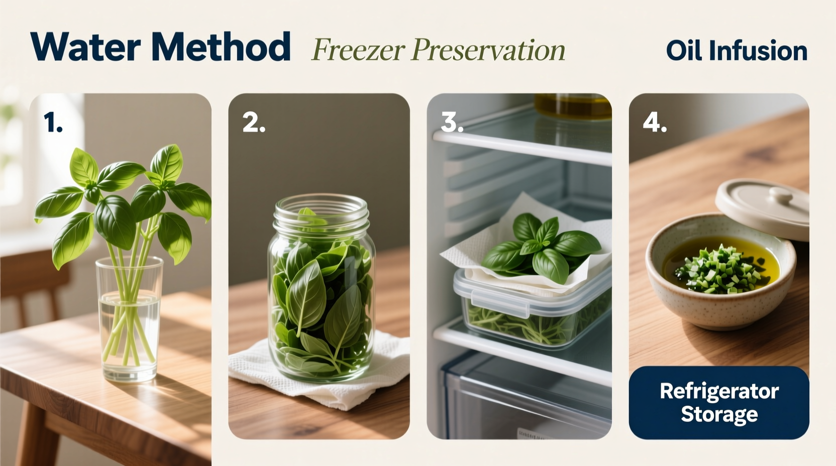 How to Save Fresh Basil Leaves