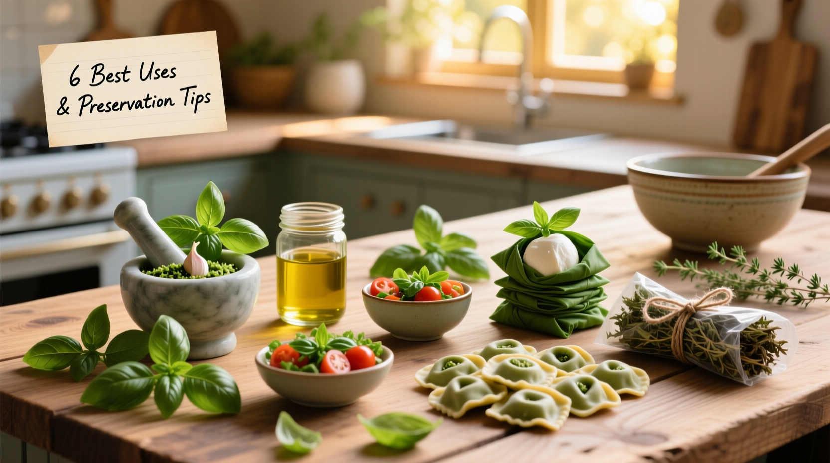 What to Do with Lots of Fresh Basil: 6 Best Uses & Preservation Tips