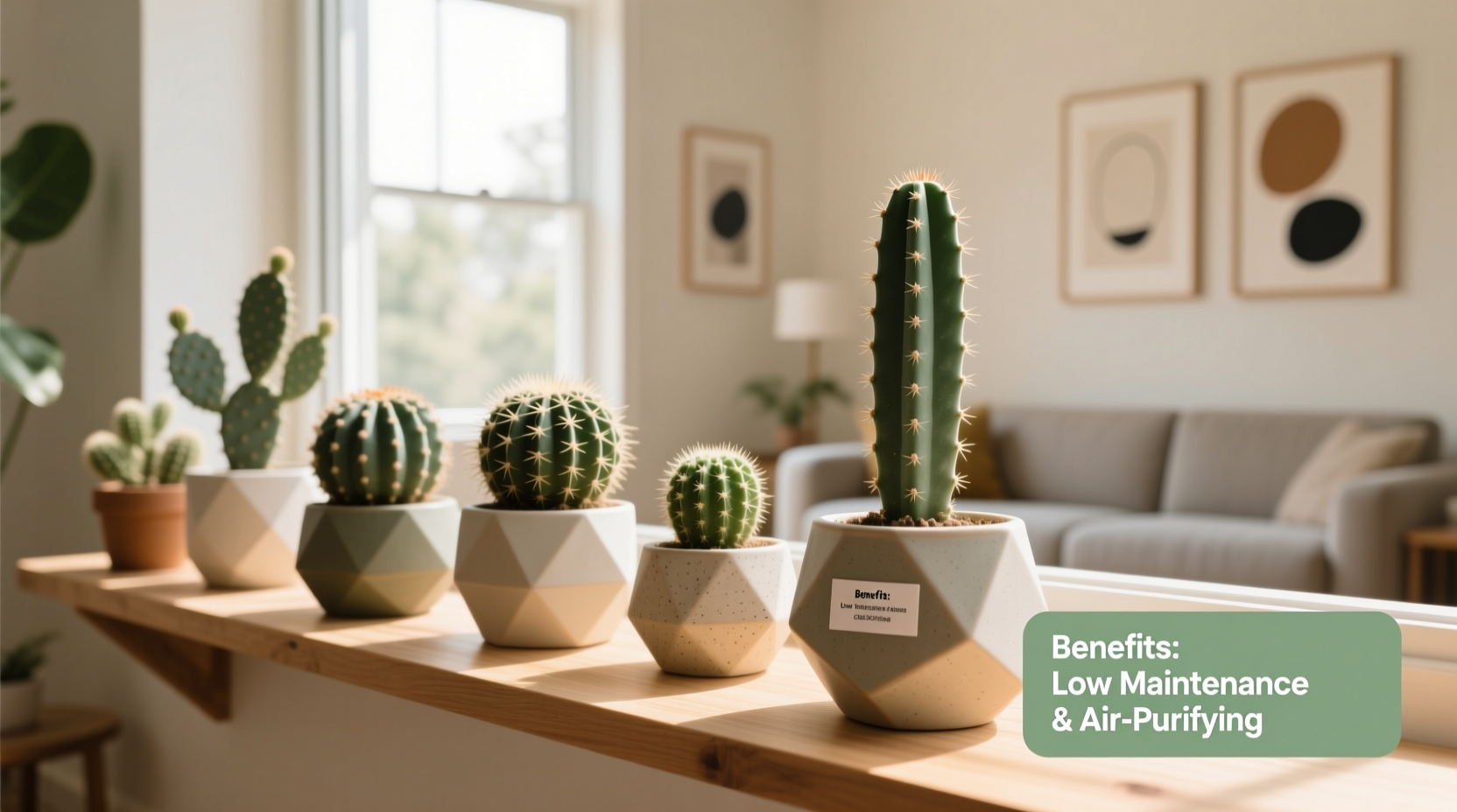 Benefits of Cactus: Low Maintenance & Air-Purifying Houseplants