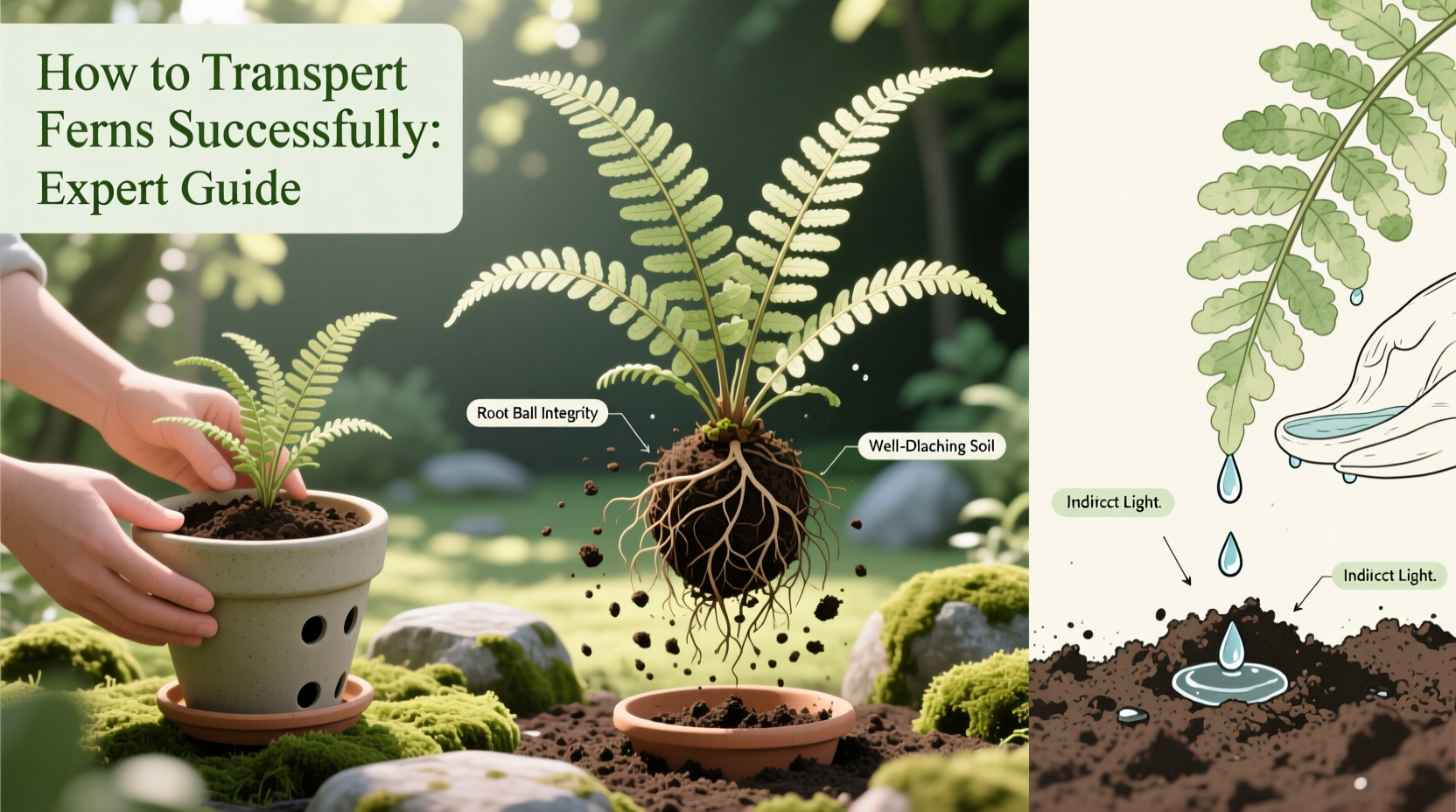 How to Transplant Ferns Successfully: Expert Guide