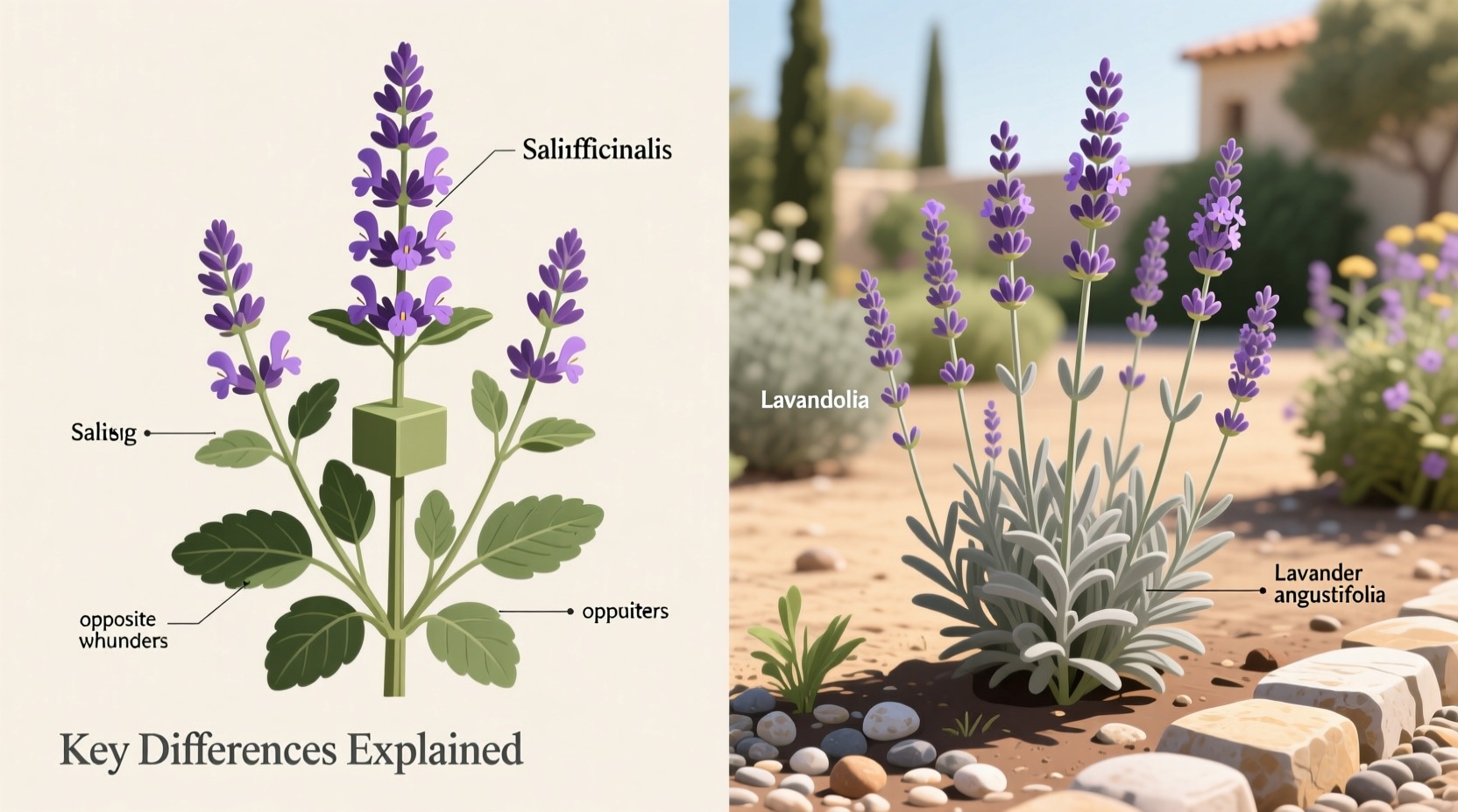 Is Salvia Lavender? Key Differences Explained