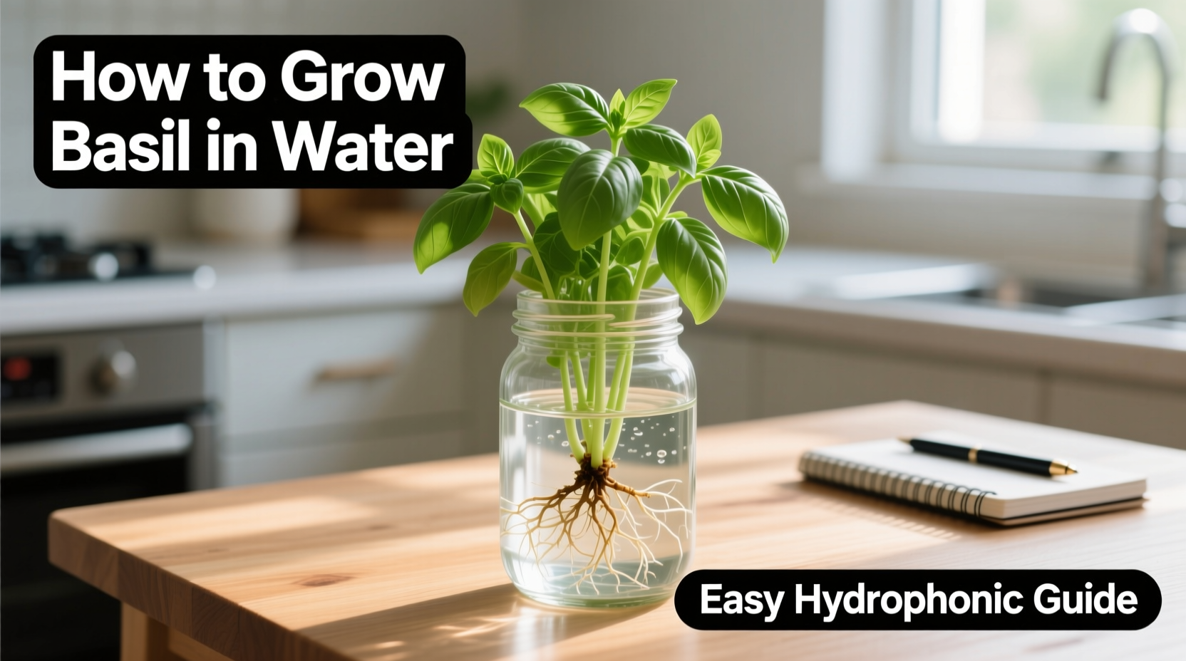 How to Grow Basil in Water: Easy Hydroponic Guide