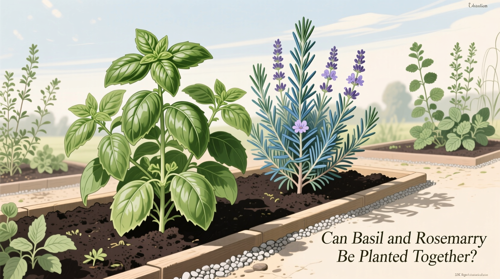 Can Basil and Rosemary Be Planted Together?