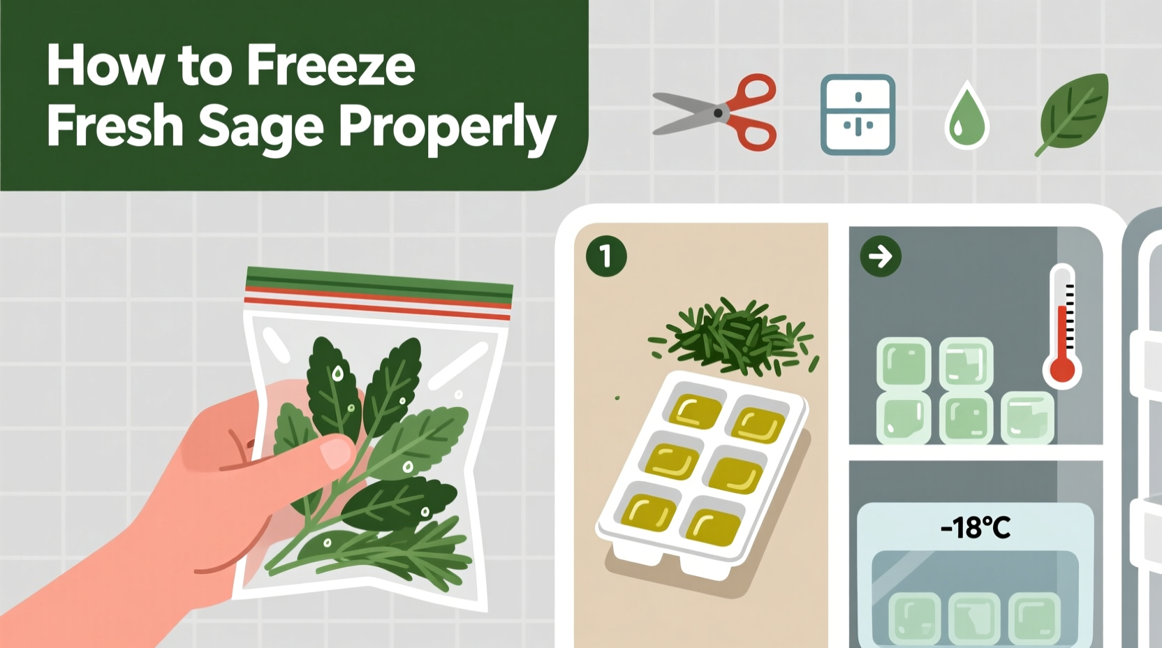 How to Freeze Fresh Sage Properly