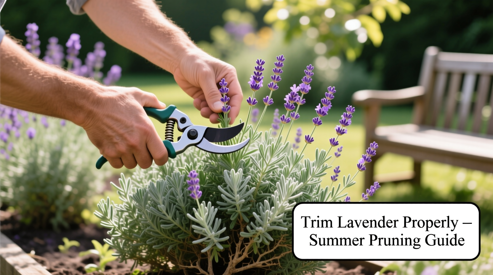 How to Trim Back Lavender Bush Properly