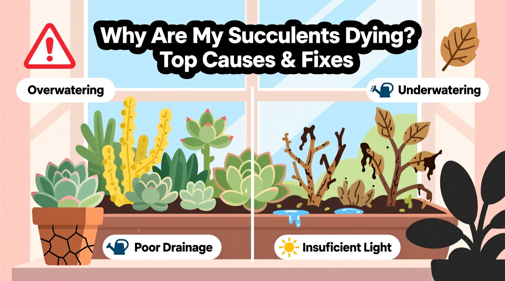 Why Are My Succulents Dying? Top Causes & Fixes