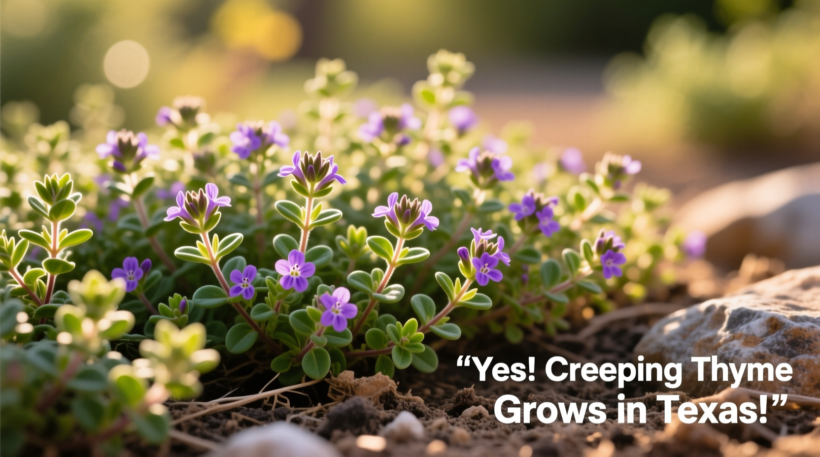 Does Creeping Thyme Grow in Texas? Yes!