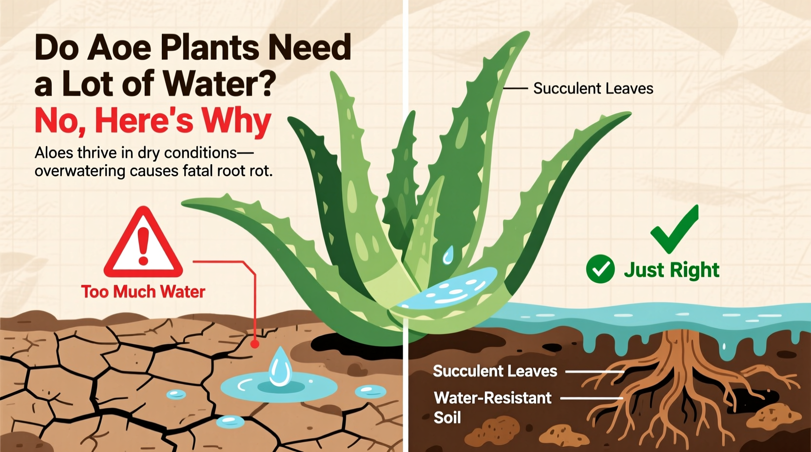 Do Aloe Plants Need a Lot of Water? No, Here's Why