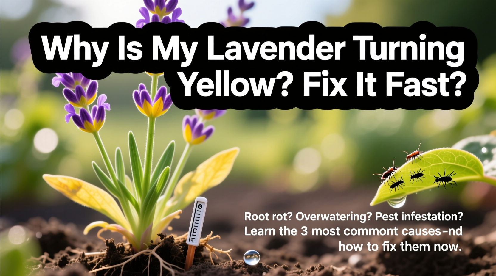 Why Is My Lavender Turning Yellow? Fix It Fast
