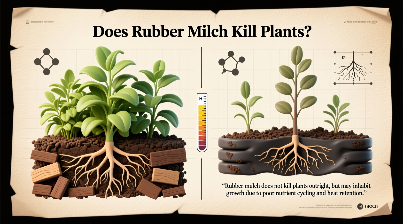 Does Rubber Mulch Kill Plants? Science-Based Answer