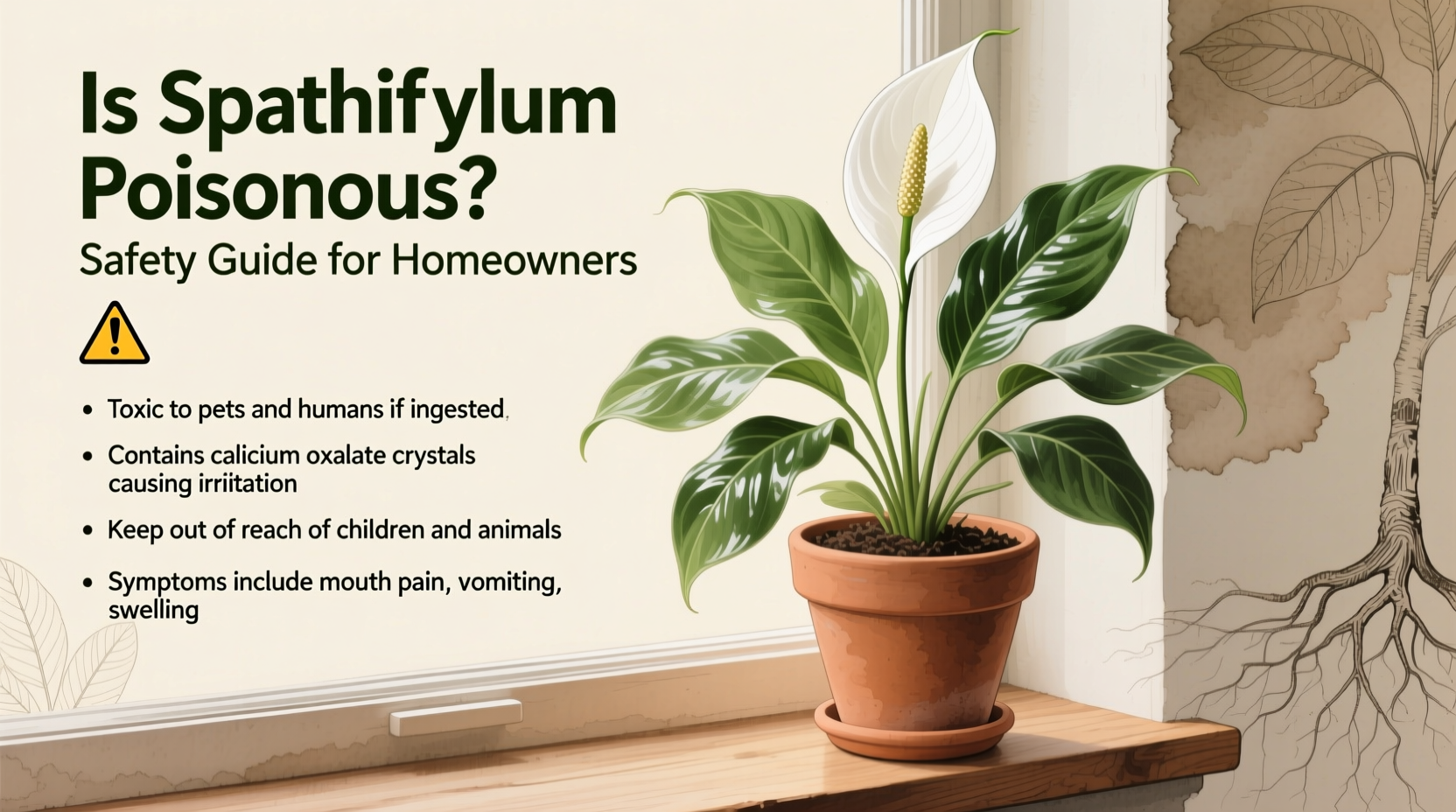 Is Spathiphyllum Poisonous? Safety Guide for Homeowners