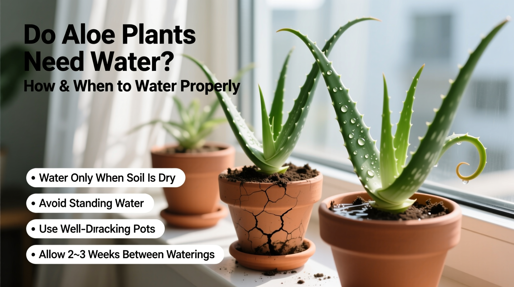 Do Aloe Plants Need Water? How & When to Water Properly