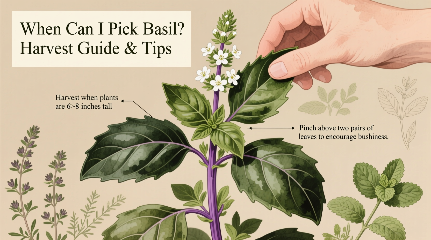 When Can I Pick Basil? Harvest Guide & Tips