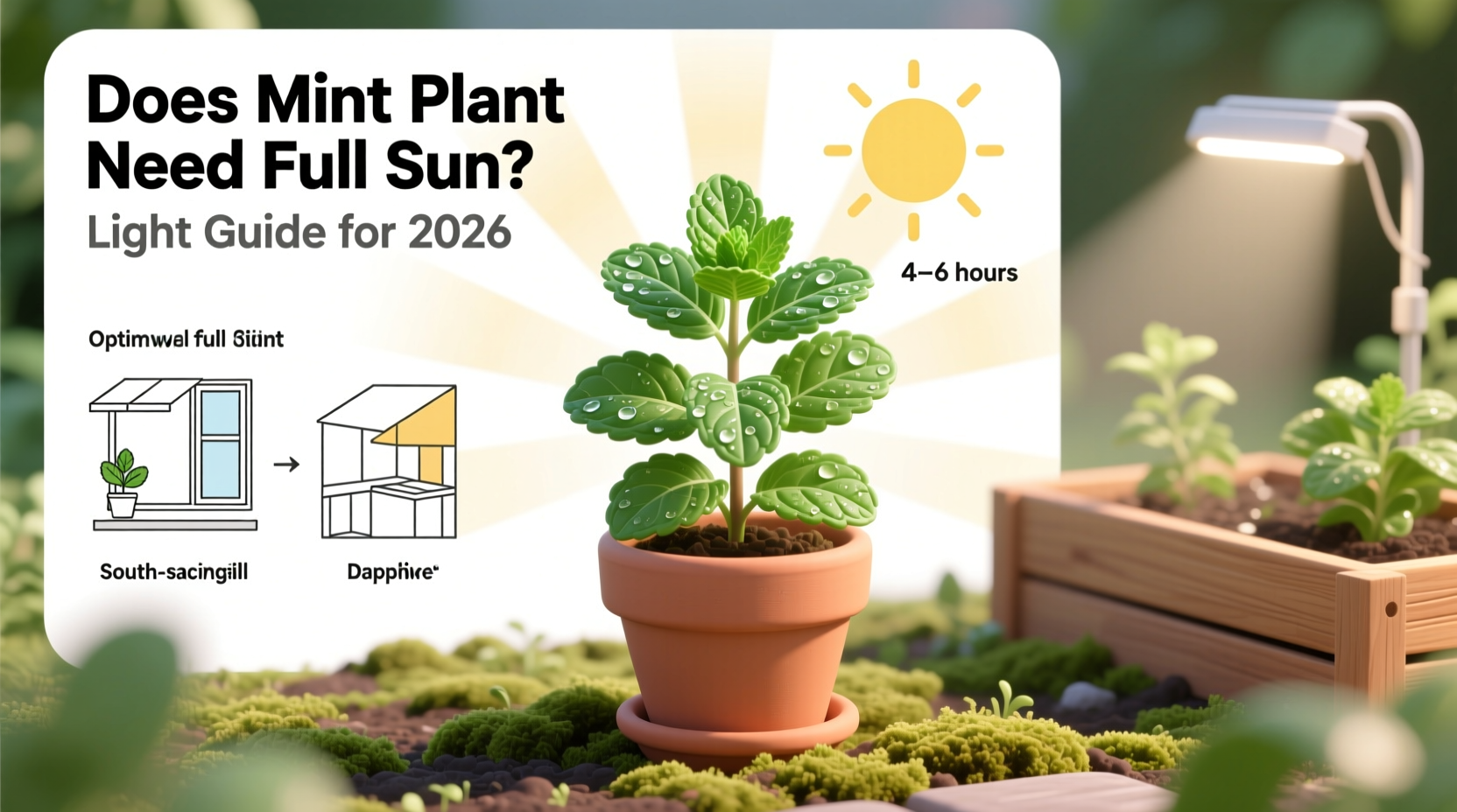 Does Mint Plant Need Full Sun? Light Guide for 2026