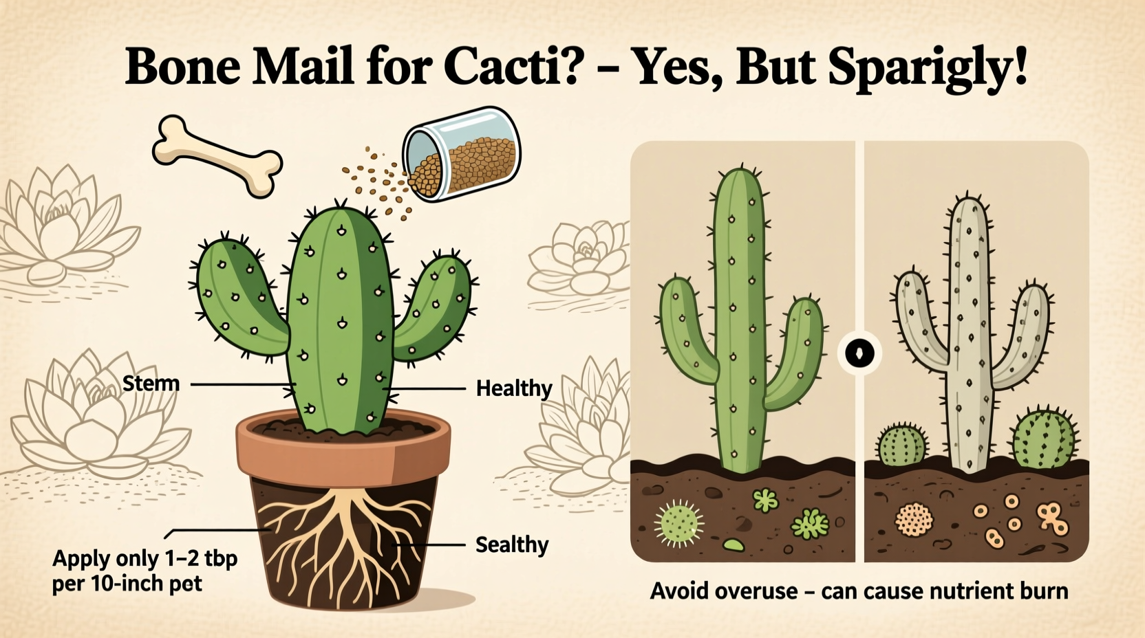 Can You Use Bone Meal on Cactus? Expert Guide
