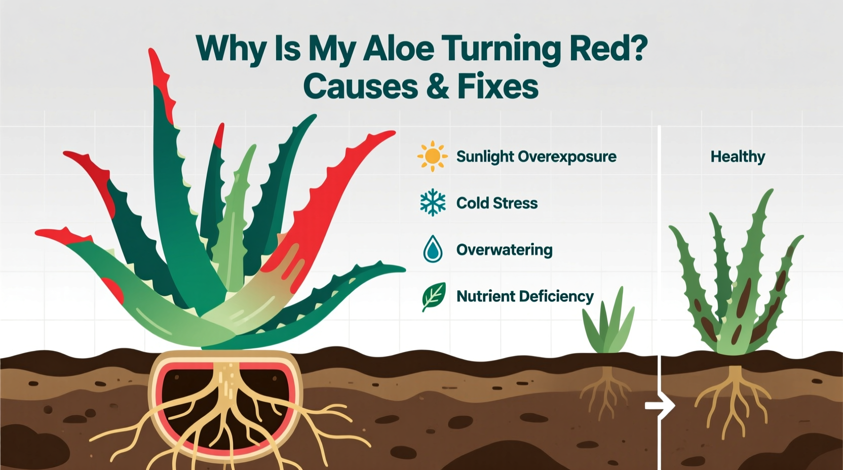 Why Is My Aloe Turning Red? Causes & Fixes
