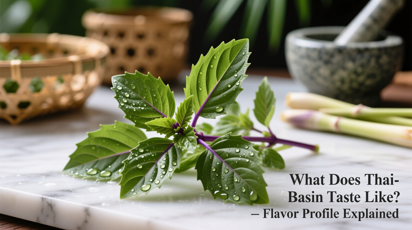 What Does Thai Basil Taste Like? Flavor Profile Explained