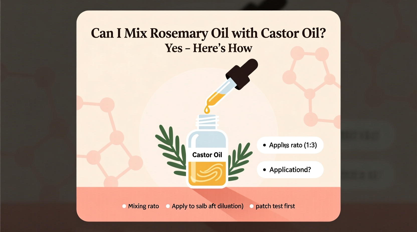 Can I Mix Rosemary Oil with Castor Oil? Yes – Here's How