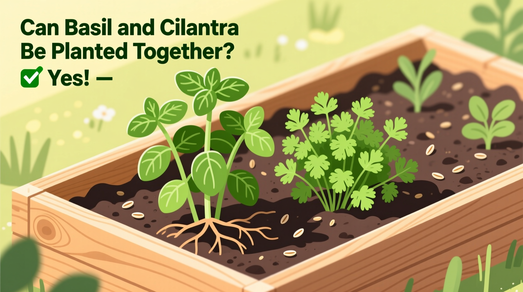 Can Basil and Cilantro Be Planted Together? Yes!