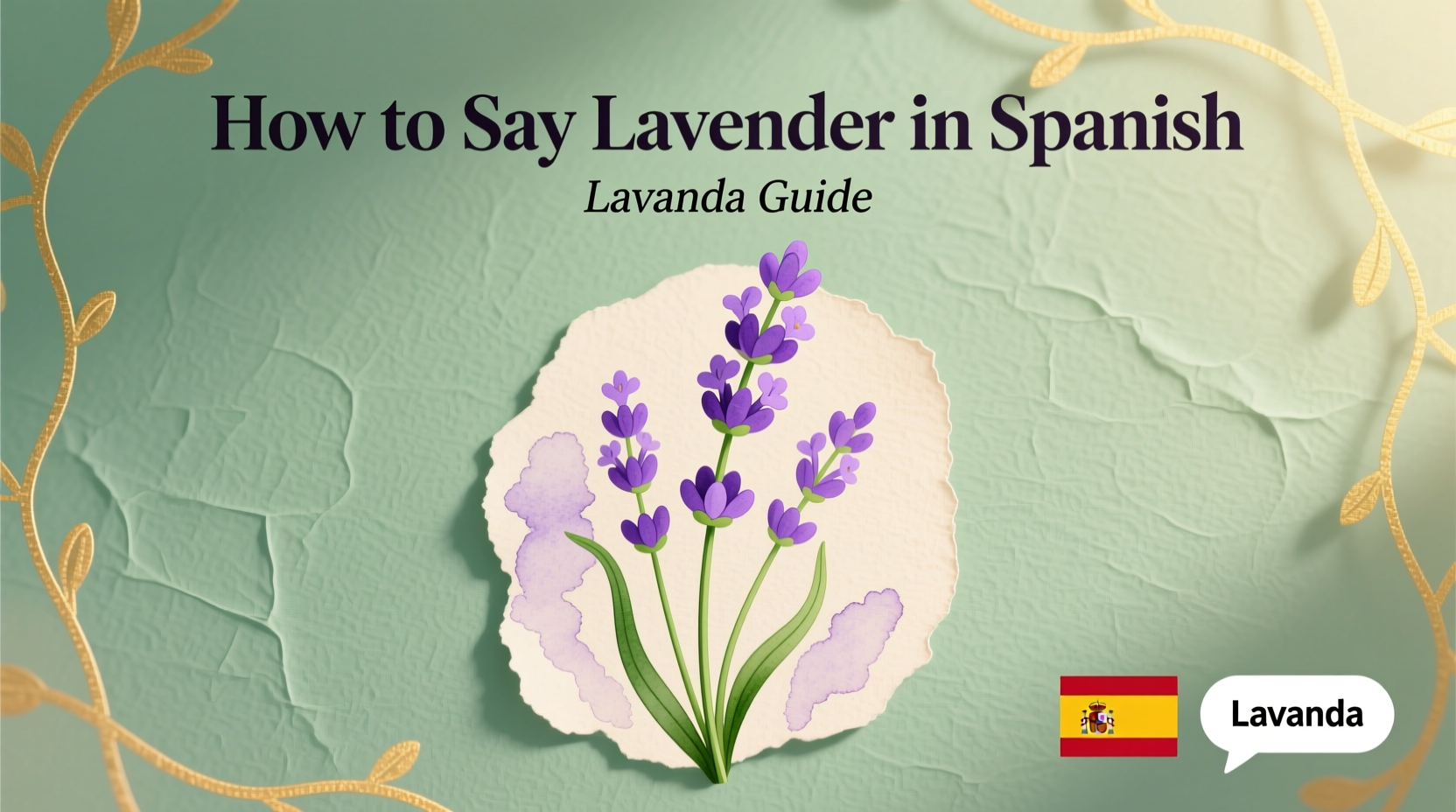 How to Say Lavender in Spanish: Lavanda Guide