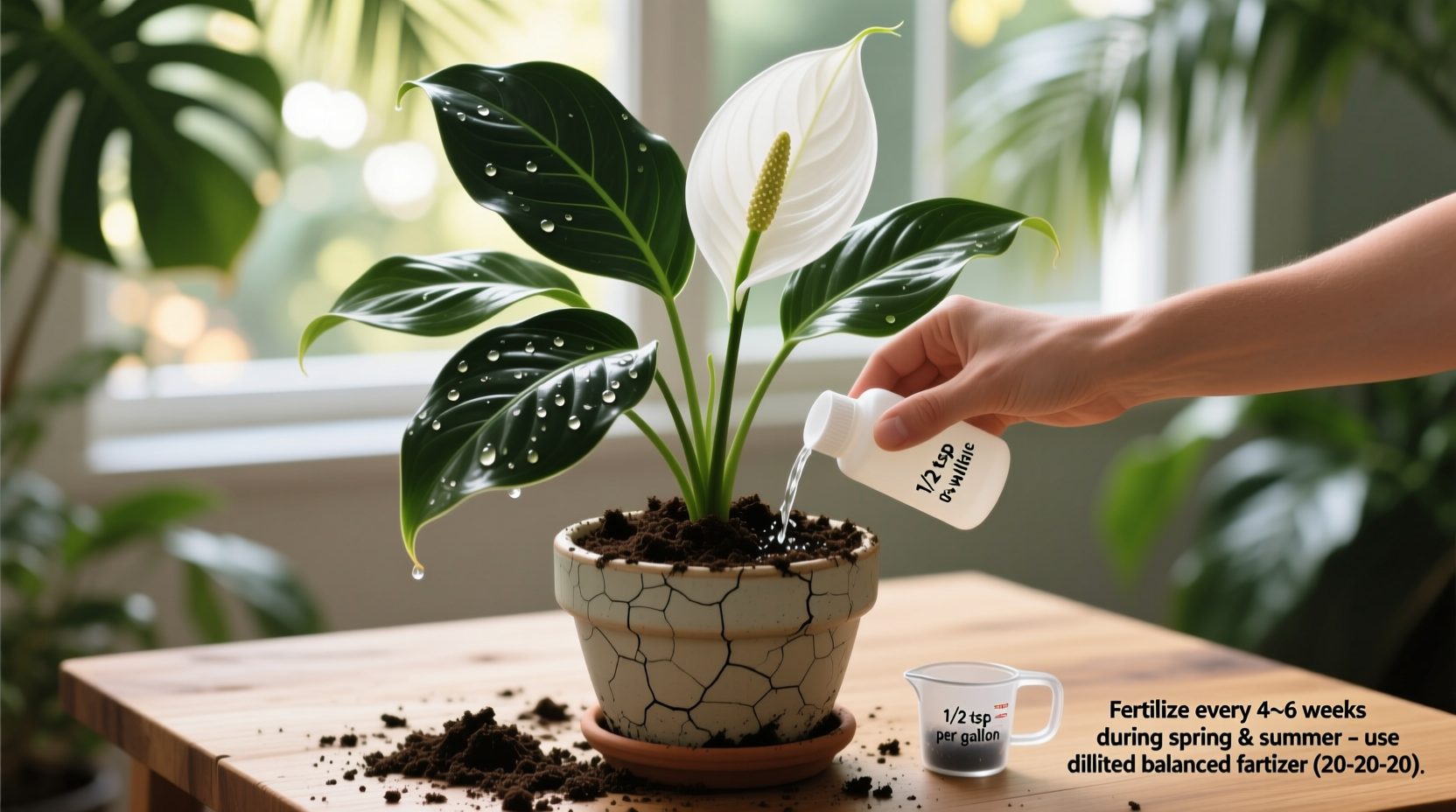 How to Fertilize a Peace Lily Properly
