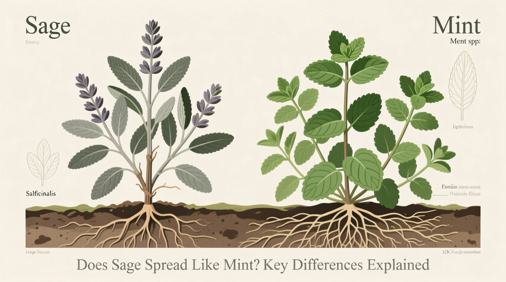 Does Sage Spread Like Mint? Key Differences Explained