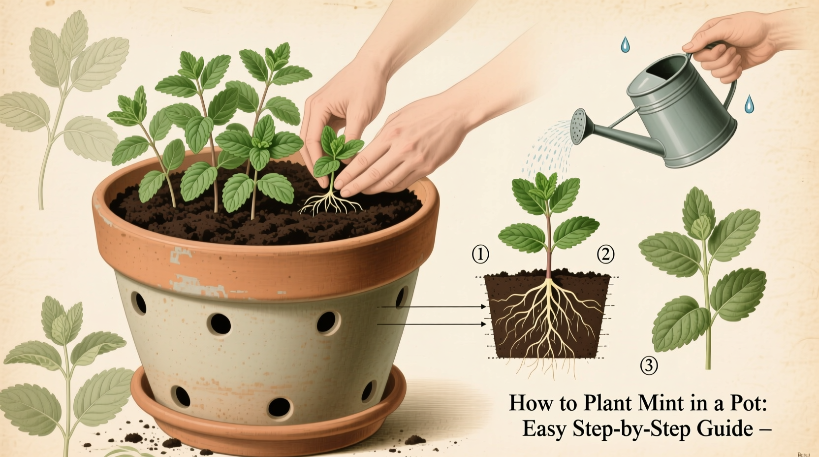 How to Plant Mint in a Pot: Easy Step-by-Step Guide