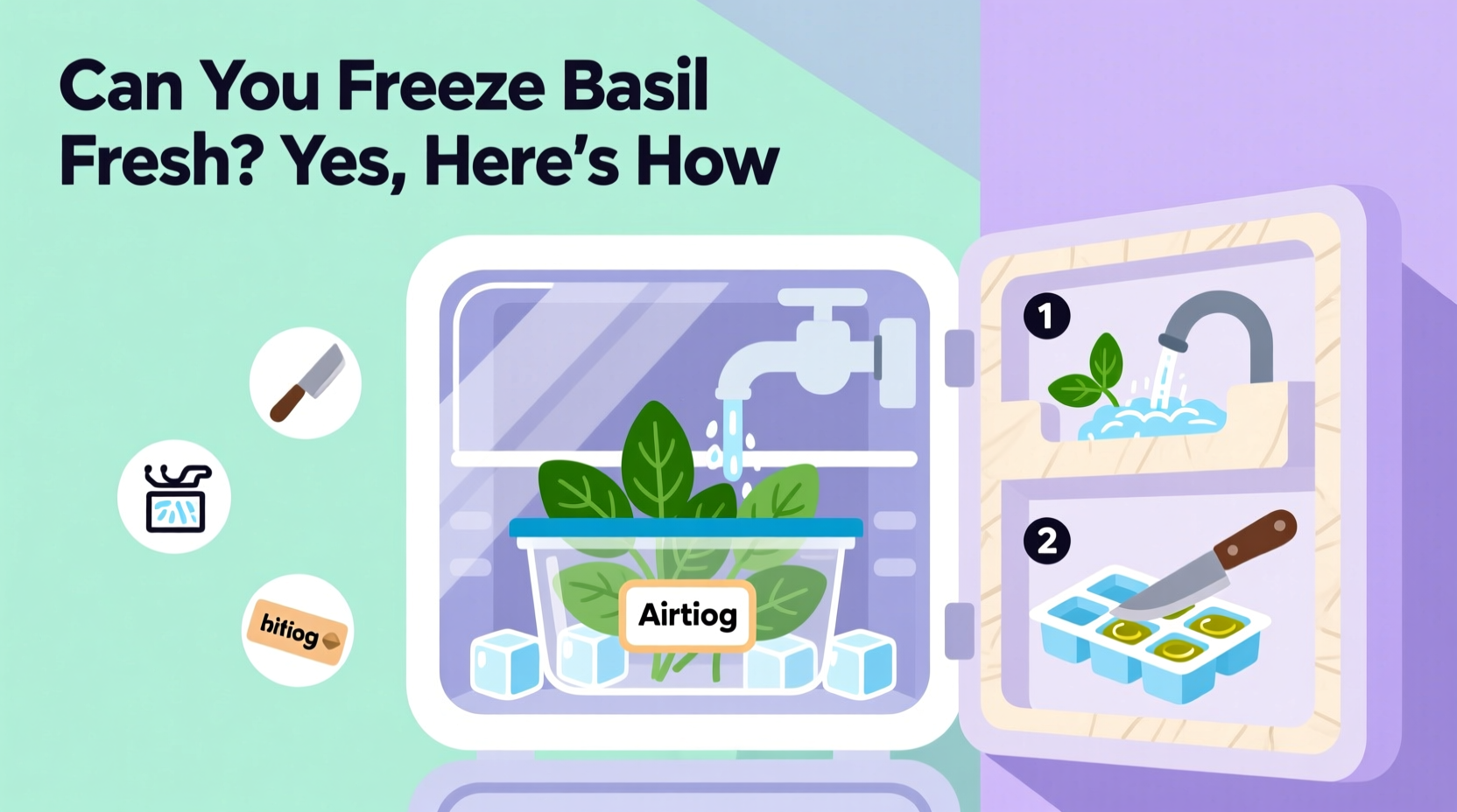 Can You Freeze Basil Fresh? Yes, Here's How