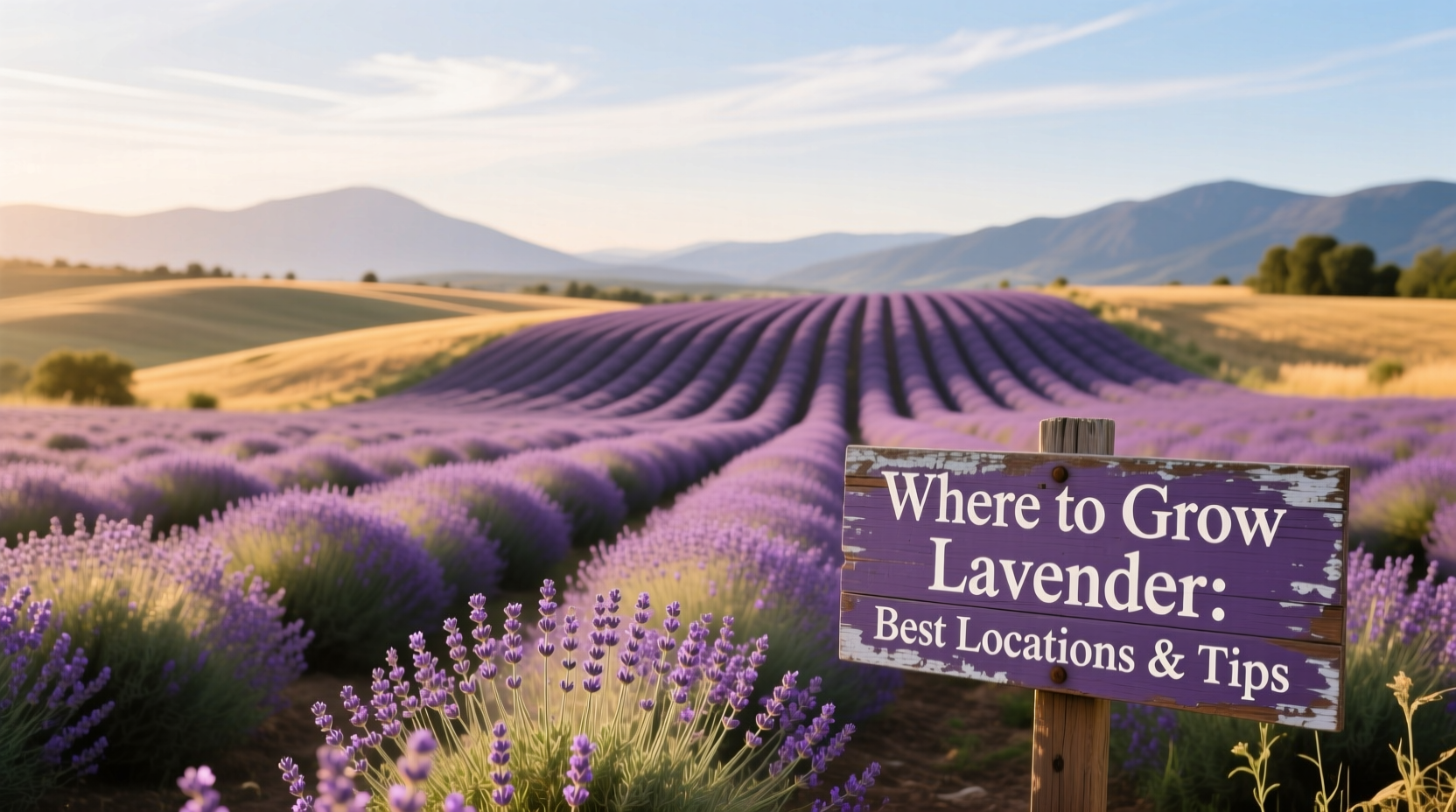 Where to Grow Lavender: Best Locations & Tips