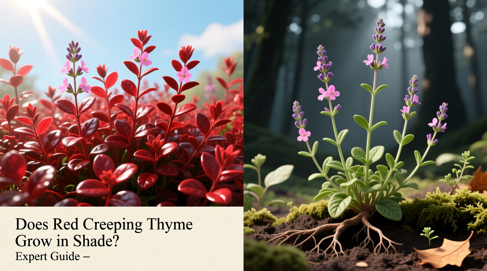 Does Red Creeping Thyme Grow in Shade? Expert Guide