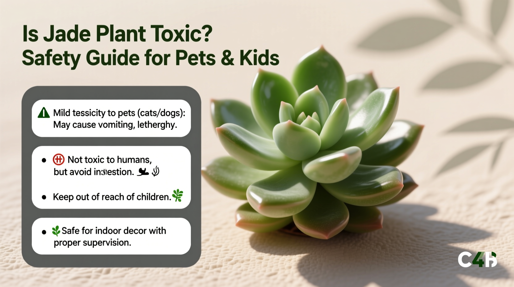 Is Jade Plant Toxic? Safety Guide for Pets & Kids