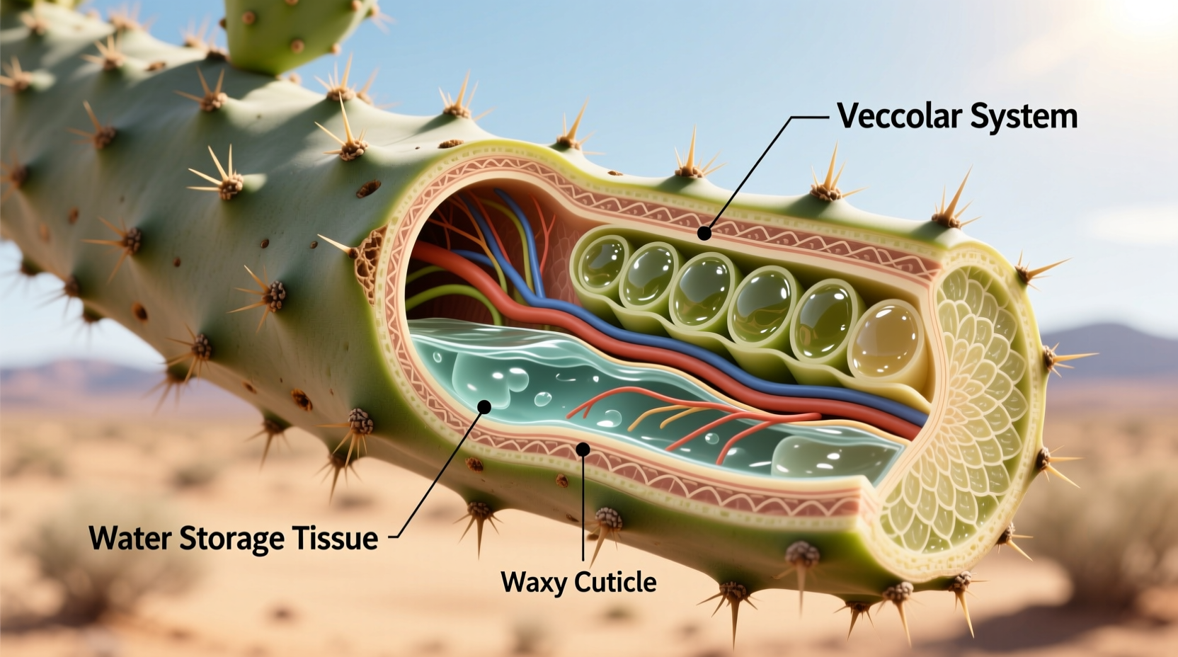 Where Do Cacti Store Water? Stem Adaptations Explained
