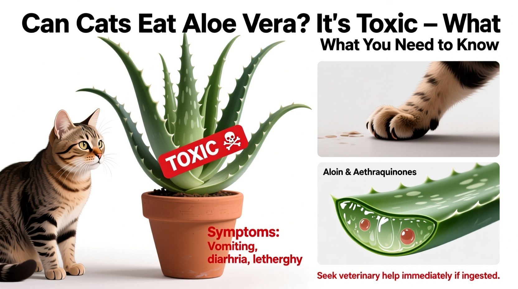 Can Cats Eat Aloe Vera? It's Toxic – What You Need to Know