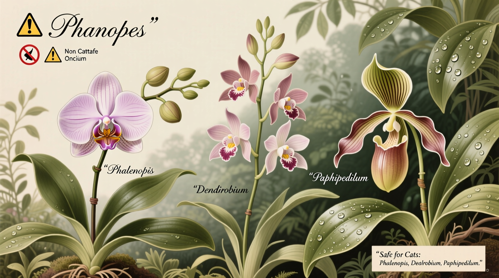 Are Orchids Cat Friendly? Safe Orchid Types & Tips